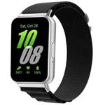 For Samsung Galaxy Fit3 SM-R390 xDfind Nylon Loop Sport Watch Band(Black)