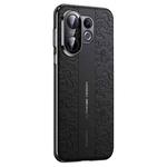 For vivo S30 Pro mini Cloud Dragon Pattern Plain Leather PC Phone Case(Black)