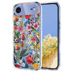 For iPhone 17 Air Flower Pattern Painted TPU Phone Case(lily)
