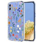 For iPhone XS Max Flower Pattern Painted TPU Phone Case(Daisy)