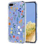 For iPhone 8 Plus / 7 Plus Flower Pattern Painted TPU Phone Case(Daisy)