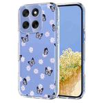 For Motorola Moto G56 5G Flower Pattern Painted TPU Phone Case(Little Butterfly)