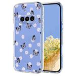 For Nothing Phone 3a Flower Pattern Painted TPU Phone Case(Little Butterfly)
