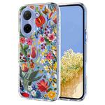 For Redmi A5 4G 173.3mm Flower Pattern Painted TPU Phone Case(lily)