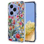 For Honor 400 Pro Global 160.8mm Flower Pattern Painted TPU Phone Case(lily)
