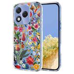 For Honor 400 Lite Global Flower Pattern Painted TPU Phone Case(lily)