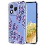 For Honor 400 Lite Global Flower Pattern Painted TPU Phone Case(Wisteria)