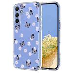 For Samsung Galaxy A16 4G / 5G Flower Pattern Painted TPU Phone Case(Little Butterfly)