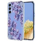 For Samsung Galaxy A16 4G / 5G Flower Pattern Painted TPU Phone Case(Wisteria)