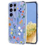 For Samsung Galaxy S23 Ultra 5G Flower Pattern Painted TPU Phone Case(Daisy)
