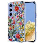 For Samsung Galaxy S24 FE 5G Flower Pattern Painted TPU Phone Case(lily)