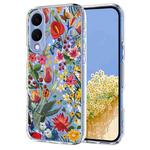 For Samsung Galaxy S25 Edge 5G Flower Pattern Painted TPU Phone Case(lily)