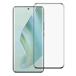 For Honor Magic5 Full Glue 9H HD 3D Curved Edge Tempered Glass Film(Black)