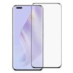 For Honor Magic5 Pro Full Glue 9H HD 3D Curved Edge Tempered Glass Film(Black)