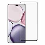 For Honor Magic7 Lite Full Glue 9H HD 3D Curved Edge Tempered Glass Film(Black)