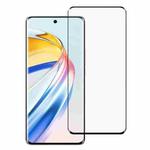 For Honor X9b Full Glue 9H HD 3D Curved Edge Tempered Glass Film(Black)