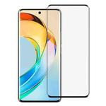 For Honor X50 Full Glue 9H HD 3D Curved Edge Tempered Glass Film(Black)