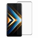 For Honor X50 GT Full Glue 9H HD 3D Curved Edge Tempered Glass Film(Black)