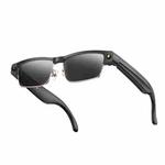 L802 Smart Glasses with 8MP HD Camera Video Recording WiFi Transmission Al Smart Voice Assistant Smart Wearable Headset(Sunglasses Gold Frame)