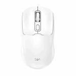 ZGA Sky Drill Dual Modes 2.4G BT5.0 Wireless Mouse(White)
