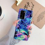 For Huawei P40 Laser Marble Pattern TPU Protective Case(Fantasy)