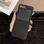 For Samsung Galaxy Z Flip6 Litchi Texture Folding Back Cover Phone Case(Black)