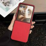 For Motorola Razr 60 Ultra Litchi Texture Folding Back Cover Phone Case(Red)