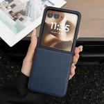 For Motorola Razr 60 / 50 Litchi Texture Folding Back Cover Phone Case(Blue)