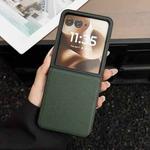 For Motorola Razr 60 / 50 Litchi Texture Folding Back Cover Phone Case(Green)