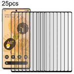 For Google Pixel 6 Pro 25pcs Full Glue 9H HD 3D Curved Edge Tempered Glass Film(Black)