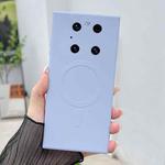 For Huawei Mate 40 Solid Color Liquid Silicone MagSafe Magnetic Phone Case(Yuanfeng Blue)