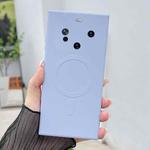 For Huawei Mate 60 Pro Solid Color Liquid Silicone MagSafe Magnetic Phone Case(Yuanfeng Blue)