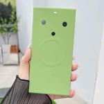 For Huawei Mate 60 Pro+ Solid Color Liquid Silicone MagSafe Magnetic Phone Case(Matcha Green)