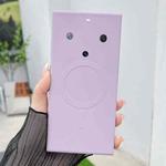 For Huawei Mate 60 Pro+ Solid Color Liquid Silicone MagSafe Magnetic Phone Case(Grass Purple)