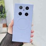 For Huawei Mate 70 Solid Color Liquid Silicone MagSafe Magnetic Phone Case(Yuanfeng Blue)