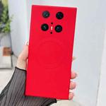For Huawei Mate 70 Pro / 70 Pro+ Solid Color Liquid Silicone MagSafe Magnetic Phone Case(Red)