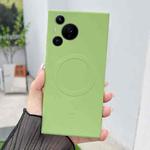 For Huawei Pura 70 Pro / 70 Pro+ Solid Color Liquid Silicone MagSafe Magnetic Phone Case(Matcha Green)