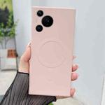 For Huawei Pura 70 Pro / 70 Pro+ Solid Color Liquid Silicone MagSafe Magnetic Phone Case(Pink)