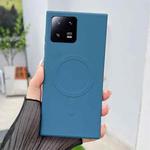 For Xiaomi 13 Solid Color Liquid Silicone MagSafe Magnetic Phone Case(Royal Blue)