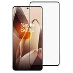 For OnePlus 13 Full Glue 9H HD 3D Curved Edge Tempered Glass Film(Black)