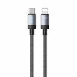 WK WDC-99 Kingkong Ruike Series 35W USB-C / Type-C to 8 Pin Braided Charging Data Cable, Length: 1m(Black)