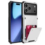 For iPhone 17 Pro Scratch-Resistant Shockproof Heavy Duty Rugged Armor Phone Case(White)