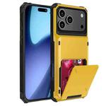 For iPhone 17 Pro Max Scratch-Resistant Shockproof Heavy Duty Rugged Armor Phone Case(Yellow)