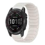 For Garmin Fenix 8/7X/6X/5X 26mm xDfind Magnetic Silicone Watch Band(Starlight)