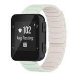 For Garmin Forerunner 35/30/35J 20mm xDfind Magnetic Silicone Watch Band(Mint Green Starlight)