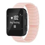 For Garmin Forerunner 35/30/35J 20mm xDfind Magnetic Silicone Watch Band(Pink Sand)