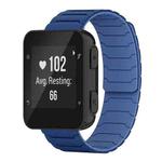 For Garmin Forerunner 35/30/35J 20mm xDfind Magnetic Silicone Watch Band(Navy Blue)