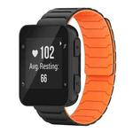 For Garmin Forerunner 35/30/35J 20mm xDfind Magnetic Silicone Watch Band(Black Orange)