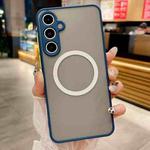 For Samsung Galaxy S25+ 5G Hawkeye Skin Feel MagSafe Phone Case(Royal Blue)