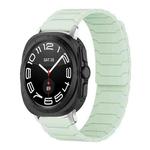 For Samsung Galaxy Watch Ultra / Ultra 2025 xDfind Magnetic Silicone Watch Band(Mint Green)